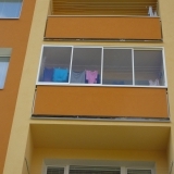 Luhačovice zasklení balkonu