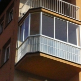 Bystřice pod Hostýnem zasklení balkonu