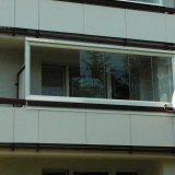 Zlín -zasklení balkonu